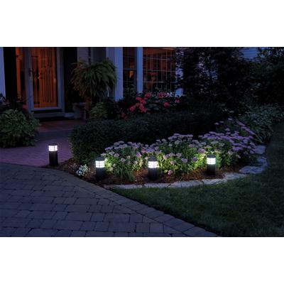 Solar bollard for garden and landscape