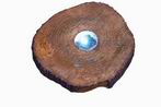 Solar Wooden-Like Stepping Stone Garden Light