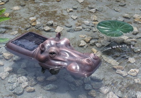 Solar hippo Fountain Pump