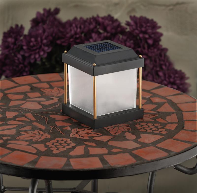 Prefect solar light in outdoor dining