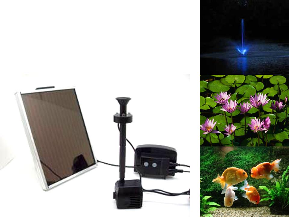 Solar Pump With LED and Timer