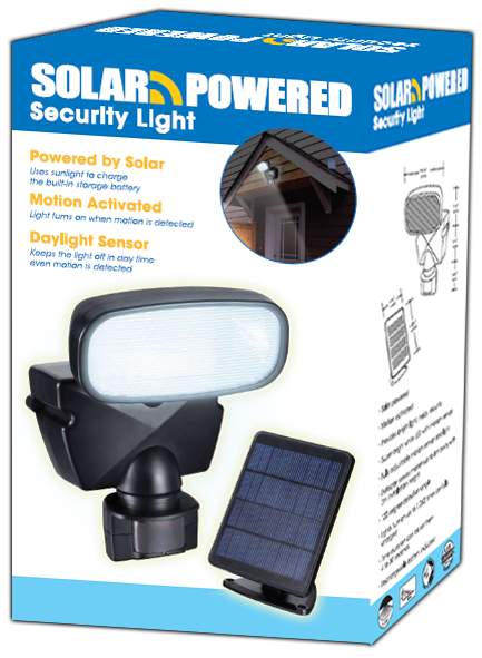 Solar Security Spotlight with PIR Motion Sensor